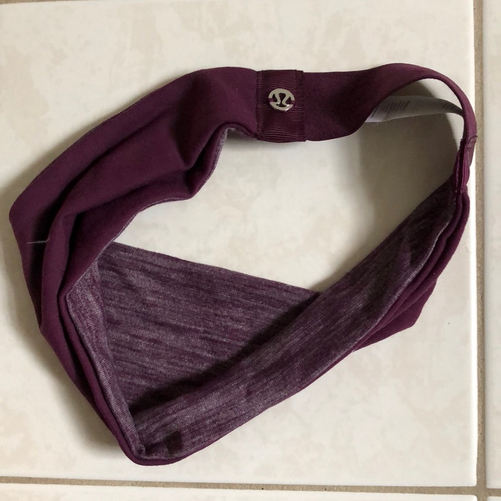Lululemon Purple Reversible Headband